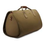 Customized Logo Canvas Convertible Garment Duffel Bag 20 X 16 X 12 Inches
