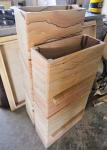 Wooden vein wood grain Sandstone natural sawn cut honed tile slabs