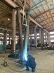 Q235 Hot Dip Galvanized Steel Frame 11m Height For Transformer Substation