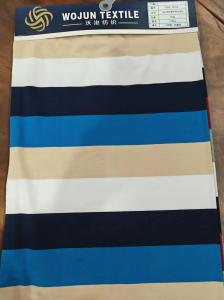 Wholesale Smooth And Environmental Friendly Good Quality Striped Knit Fabric For T-Shirt from china suppliers