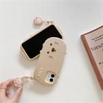 Silicone Cute Cat Phone Cases TPU 3D Animal Dustproof For Iphone 11