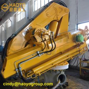 Wholesale Telescopic Knuckle Boom Types of Vessel Crane Offshore Marine Ship Deck Crane from china suppliers