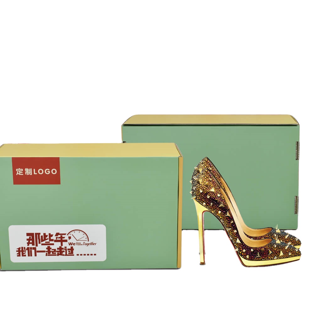 Rigid Fancy Packaging Box For Underwear Stackable Shoe With Uv Logo