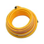 Ribbed Cover PVC Spray Hose / Flexible Fiber Braided Reinforced Air Gas Pipe
