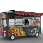 Catering Trailer Food Trucks in Dubai and Thailand 24 Hour Service Machinery