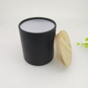 Wholesale Hot Stamping Paper Composite Cans , Cork Lid Cardboard Tube DIY Gift Box from china suppliers