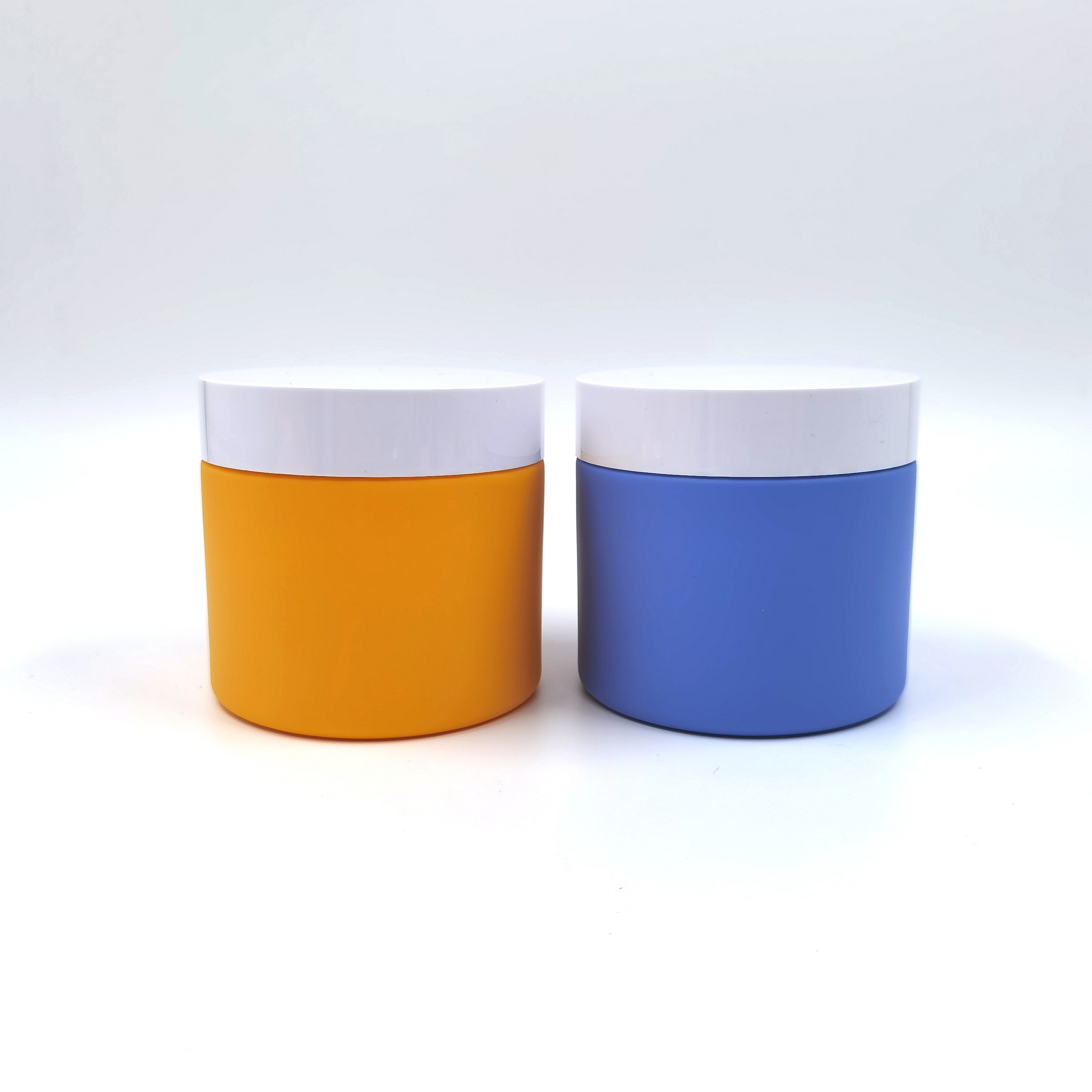 Double Wall Refillable Empty Plastic Jars With Lids 100g 150g 200g 250g