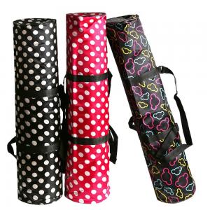 China Polyester Material Yoga Mat Carry Bag Water Repellent With Phone Pocket on sale