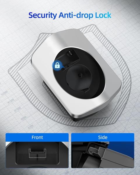 EV Charger Holder For SAE J1772 Charger Heavy Duty Material Electric Car Wall