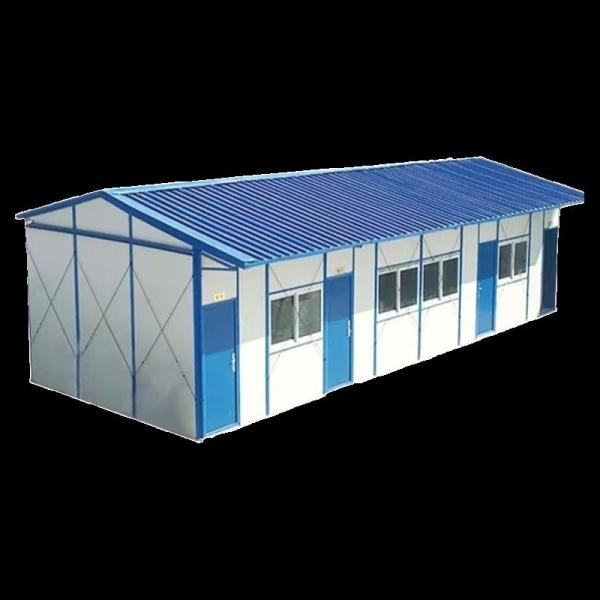 Steel Security Door Prefabricated Wood House for 3 Bedrooms and Living Room in