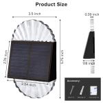 5V Solar Wall Light IP44 Outdoor Solar Fence Lights 2000K For Outdoor Decorative