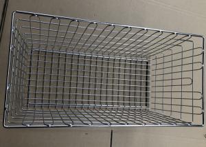 Wholesale FDA Decorative Iron Organizer Wire Mesh Baskets / Metal Storage Basket from china suppliers