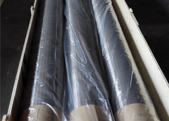 Stainless Steel 316l Cold Rolled Wedge Wire Screen Tube For Water Well
