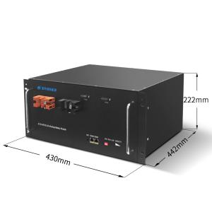 Wholesale 2u 3u 4u Server Ups Rack Mounted Battery , 48v 100ah Lithium Ion Battery from china suppliers