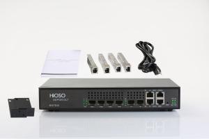 Wholesale HiOSO HA7304 4 PON OLT AC100-240V Metal Case Pizza Box EPON OLT Compatible With HW ZTE ONUS from china suppliers