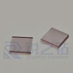 Optical Grade Pink CVD Diamond Plate 3x3x0.5mm Synthetic CVD Lab Grown Diamond