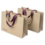 Gravure Printing Custom Logo Necklace Paper Gift Bag for Customized Jewelry