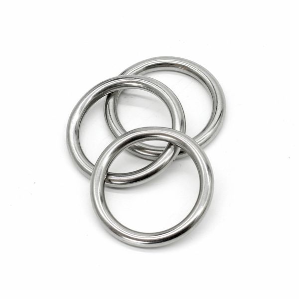 Durability Stainless Steel Rigging Rings Corrosion Resistance Various Sizes Available