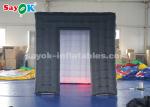 Inflatable Party Tent Black Inflatable Cube Photo Booth For Advertising High