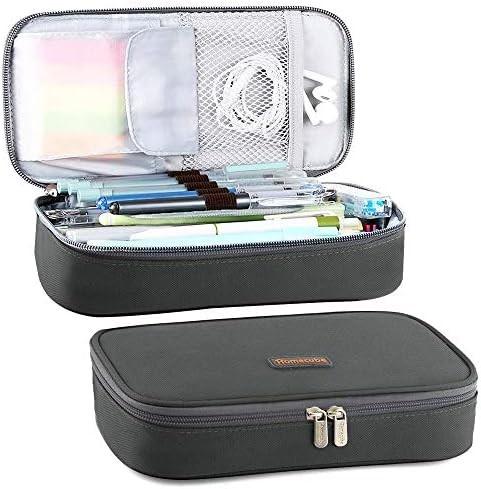 Homecube Pencil Case Capacious Pen Pencil Holder Box Makeup Pens Pouch Oxford