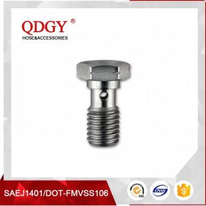 Wholesale BLEED NIPPLE FITTING MALE TO MALE RESTRICTOR ADAPTER 7/16 X 20 UNF (-4 JIC) TO 7/16 X 24 GARRETT GT SERIES TURBO from china suppliers