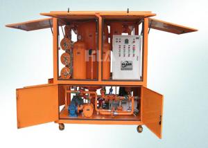 China Vacuum Transformer Mobile Oil Treatment Plant / Insulating Oil Portable Oil Purifier on sale