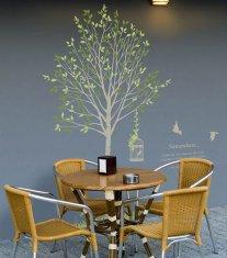 Wholesale Custom Contemporary Star Tree Wall Flower Stickers G068 from china suppliers