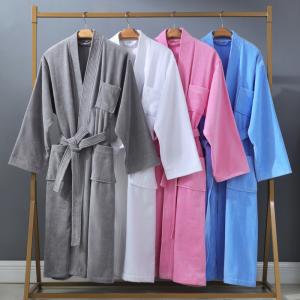 Wholesale Custom Color Waffle Terry Fabric Knit Unisex Cotton / Coral Fleece Seasonal Blanket from china suppliers
