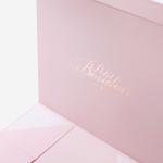 800g 1200g 1500g Cardboard Foldable Packaging Box With Ribbons
