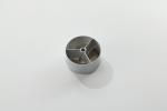 Zinc Alloy Aluminum Furniture Handles And Knobs Silver Paint Cylindrical Pillar