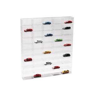 Wholesale Wholesale hanging transparent acrylic toy stand model car retail display stand Domeka Hot Wheel storage from china suppliers