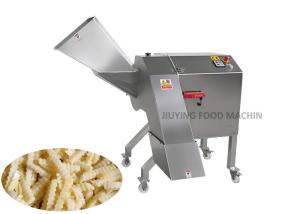 Wholesale Commercial Vegetable Processing Equipment 1.5KW 1-3T/Hr Potato Wave Strips Cutting Machine from china suppliers