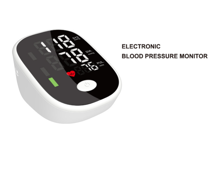 LCD Display Blood Pressure Monitor Cuff Plastic ABS With Voice Broadcasting