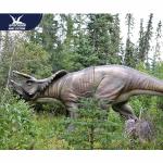 Interactive Handmade Dinosaur Yard Ornament For Theme Park Equipment