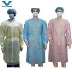 Closure Ties at Back of Neck and Waist Adult Isolation Gown with AAMI Level1/2/3