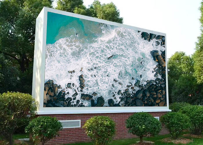 120x120 Dots P8 Outdoor LED Displays Board Die Casting Aluminum Back Maintenance