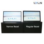 Motorized Retractable Monitor Narrow Bezel 17.3 21.5 Inch Full HD