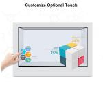 15.6 Inch Clear Square Display Box 400 Nits 3D Display LCD Touch Screen Digital