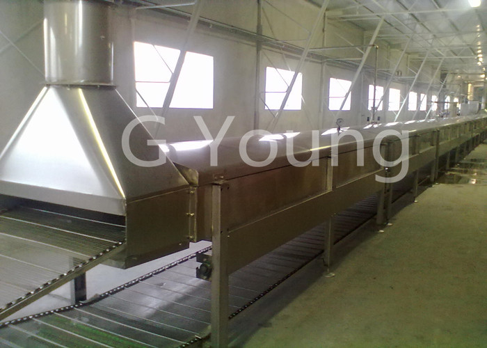 62 500 Cakes 450mm Roller Fried Bag Automatic Noodle Making Machine 80g Per Cake