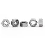 Stainless Steel 304 Metal Hexagon Lock Nut Passivated For Industrial