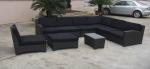 9pcs poly rattan big rattan furniture