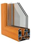 Glazed 0.76PVB 1.8mm Aluminium Frame Casement Window