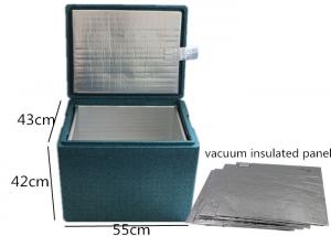 China Vacuum Insulation Panel Leak Proof 15mm Medical Cool Box EPP Material on sale