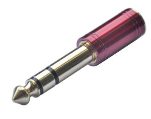 Wholesale Connector 1/4&quot; 6.35 mm Stereo Plug to 3.5mm Adaptor Male Gold Plated from china suppliers