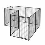6'X10' Welded Wire Metal Mesh Black Outside Pet Cage Dog Kennel