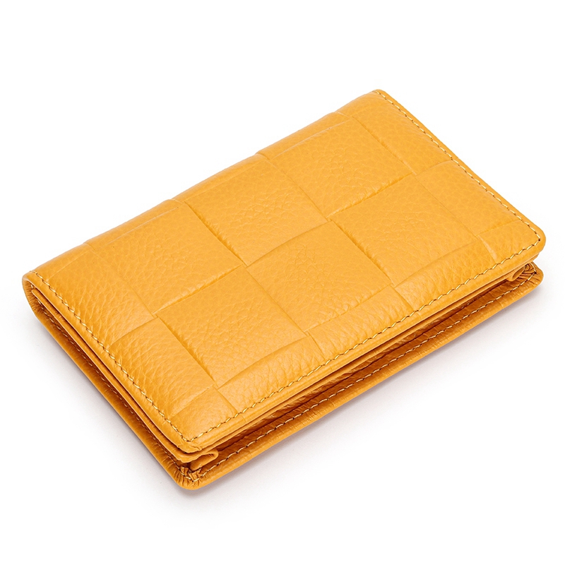 Multi-functional Genuine Leather Card Holder for Driver's License and Change Wallet