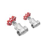 Straight Through Channel Gate Valve with Threaded Hand Wheel in Stainless Steel