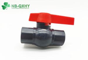 Wholesale 100% Material High Thickness ANSI Inch Black UPVC Octagonal Ball Valve for Water Supply from china suppliers