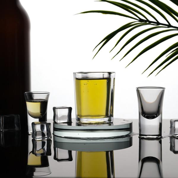Free Samples Luxury 30ml 40ml 70ml Clear Mini Sublimation Shot Glass Tequila