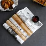 Logo Printing Custom Wax Paper , Food Safe Brown Wax Paper Sheets